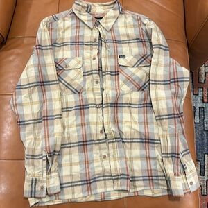 Brixton men’s flannel size large slightly worn